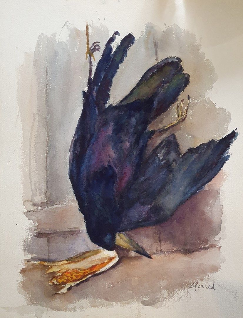 Null GIRARD Louis Auguste (1896-1981)

Still life with a raven

watercolor signe&hellip;