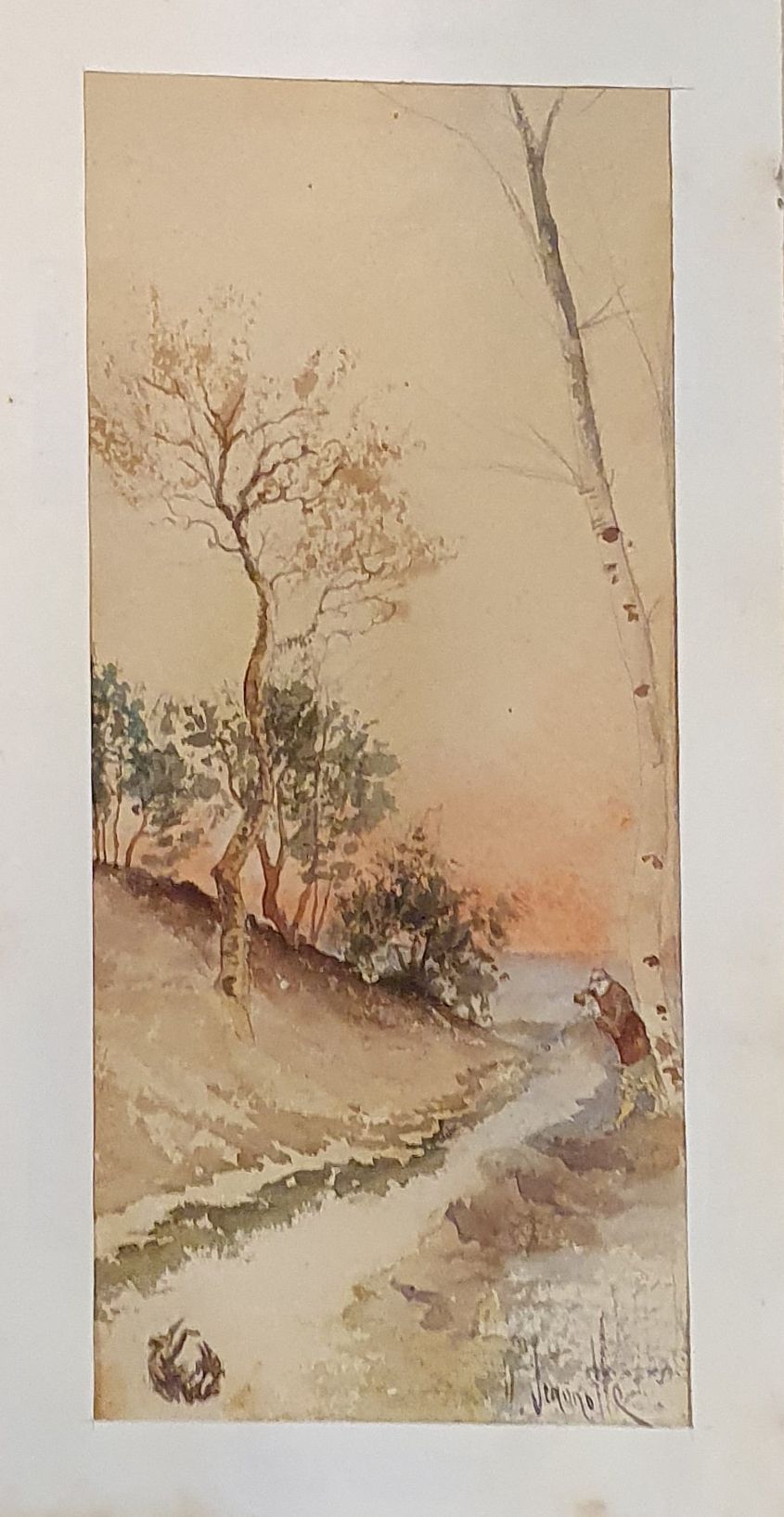 Null JEANNOLLE H (XIX-XXème)



Vue de rivière au crépuscule, 

Aquarelle papier&hellip;