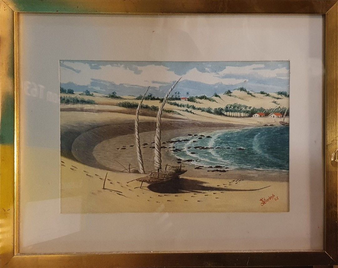 Null BARBOSA JS (19-20日)

海滩，1965年

纸上水彩画，右下方有签名和日期

22 x 33 cm at sight