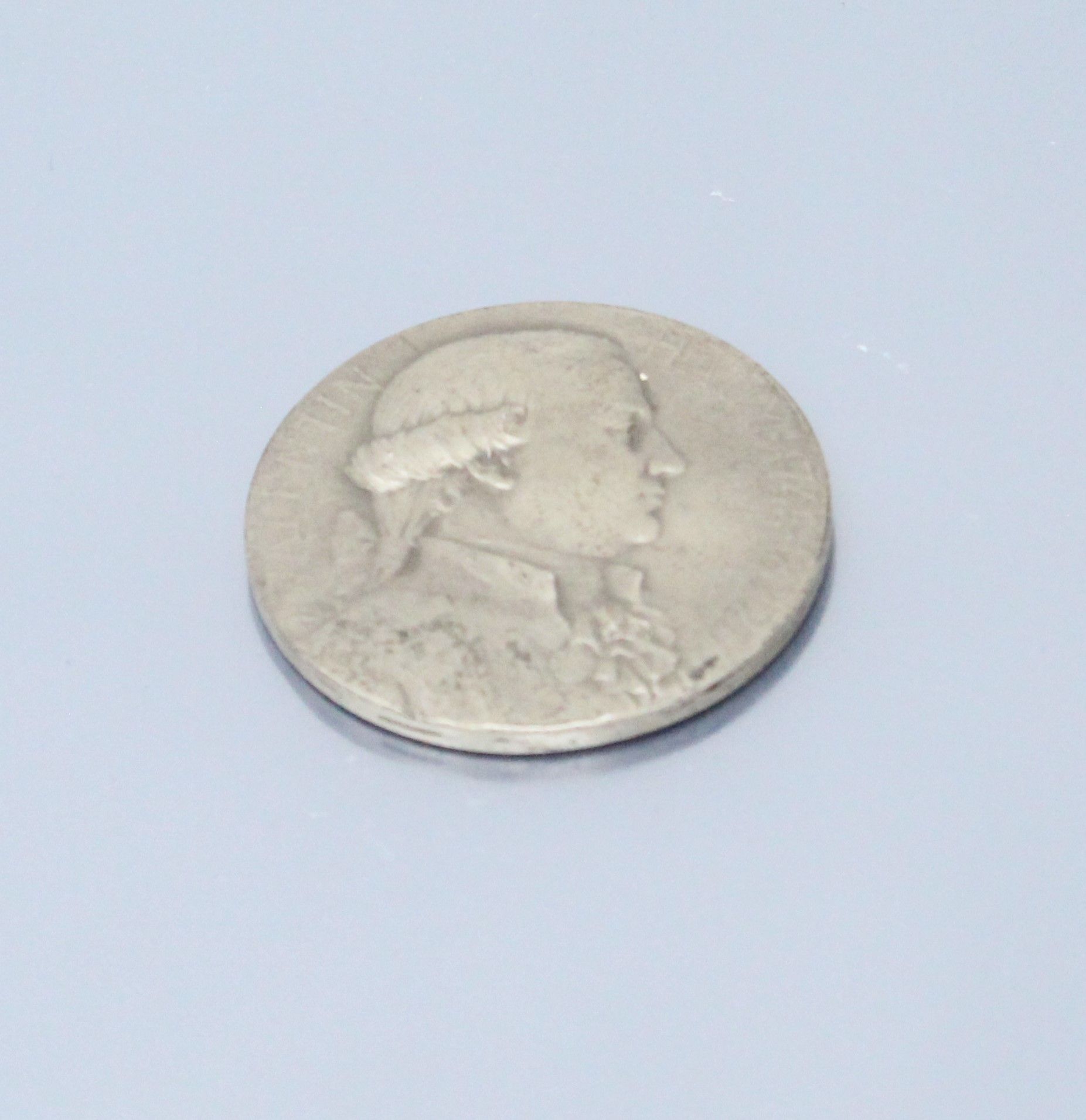 Null 
Medalla de plata de la mesa.




Anverso: Valentin Haüy 1745-1822 busto de&hellip;