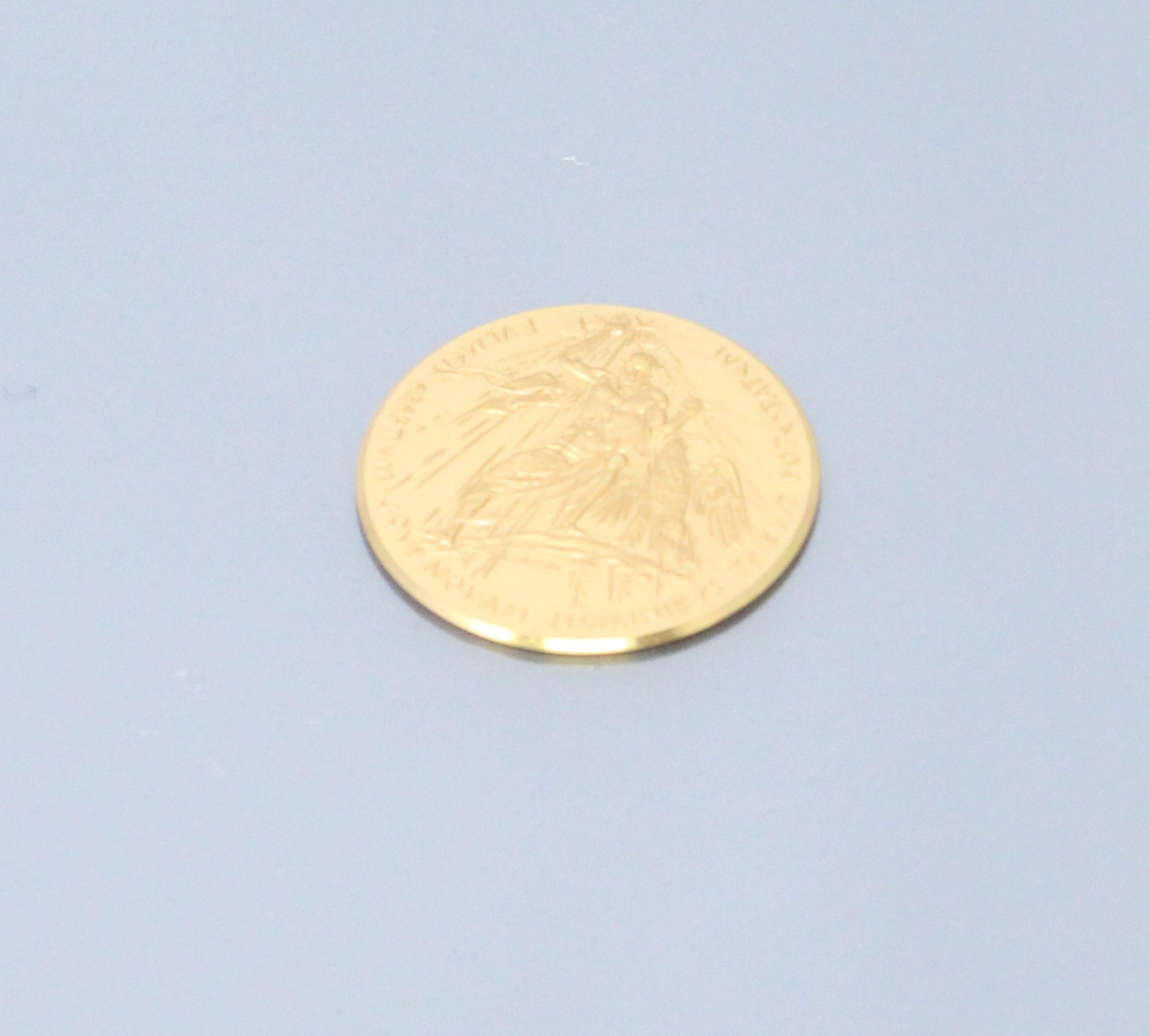Null Compagnie Générale d'Electricité, medaglia in oro 24k (cavalluccio marino) &hellip;