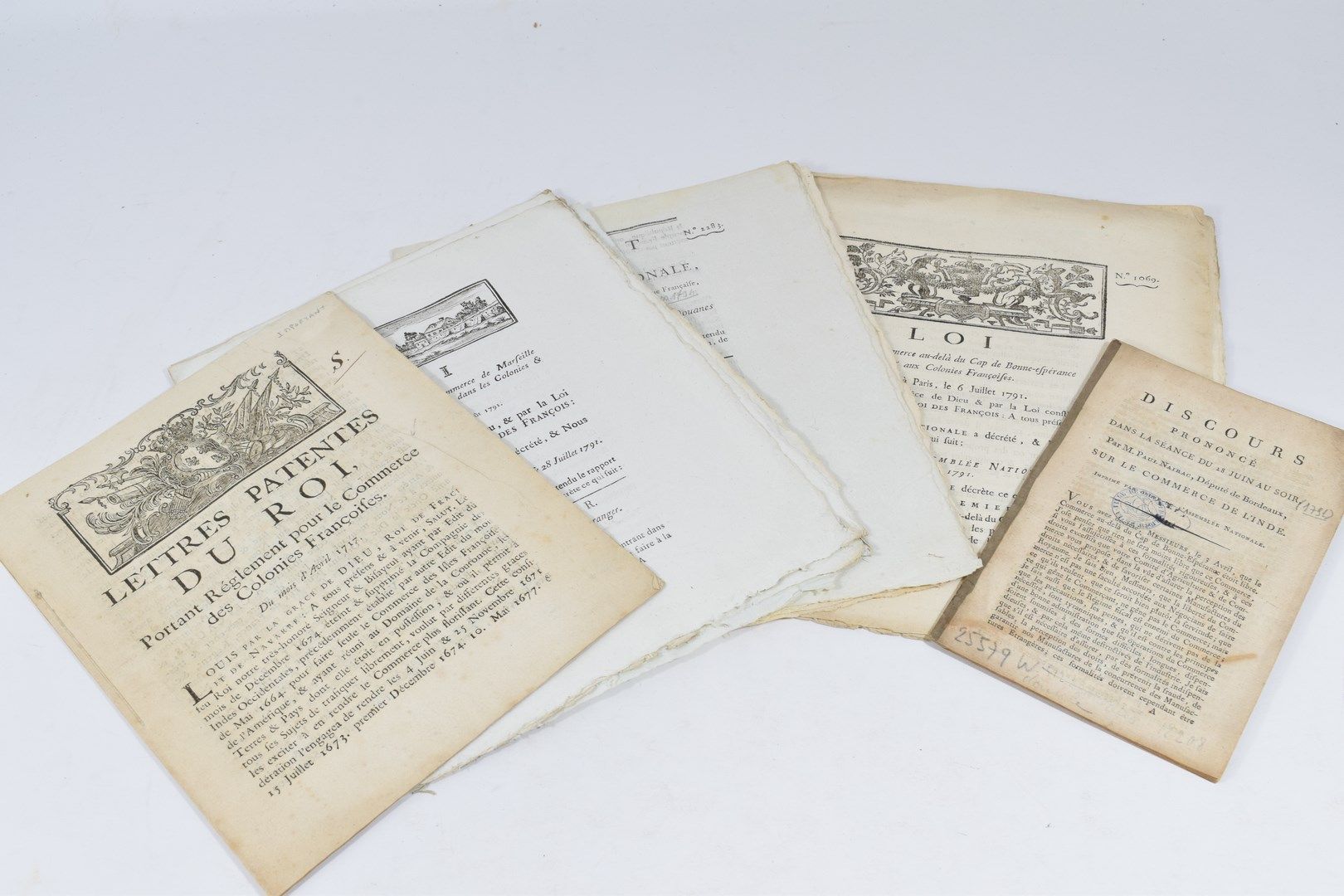 Null TRADE OF THE COLONIES. - Set of 5 brochures.



- DECREE of the National Co&hellip;
