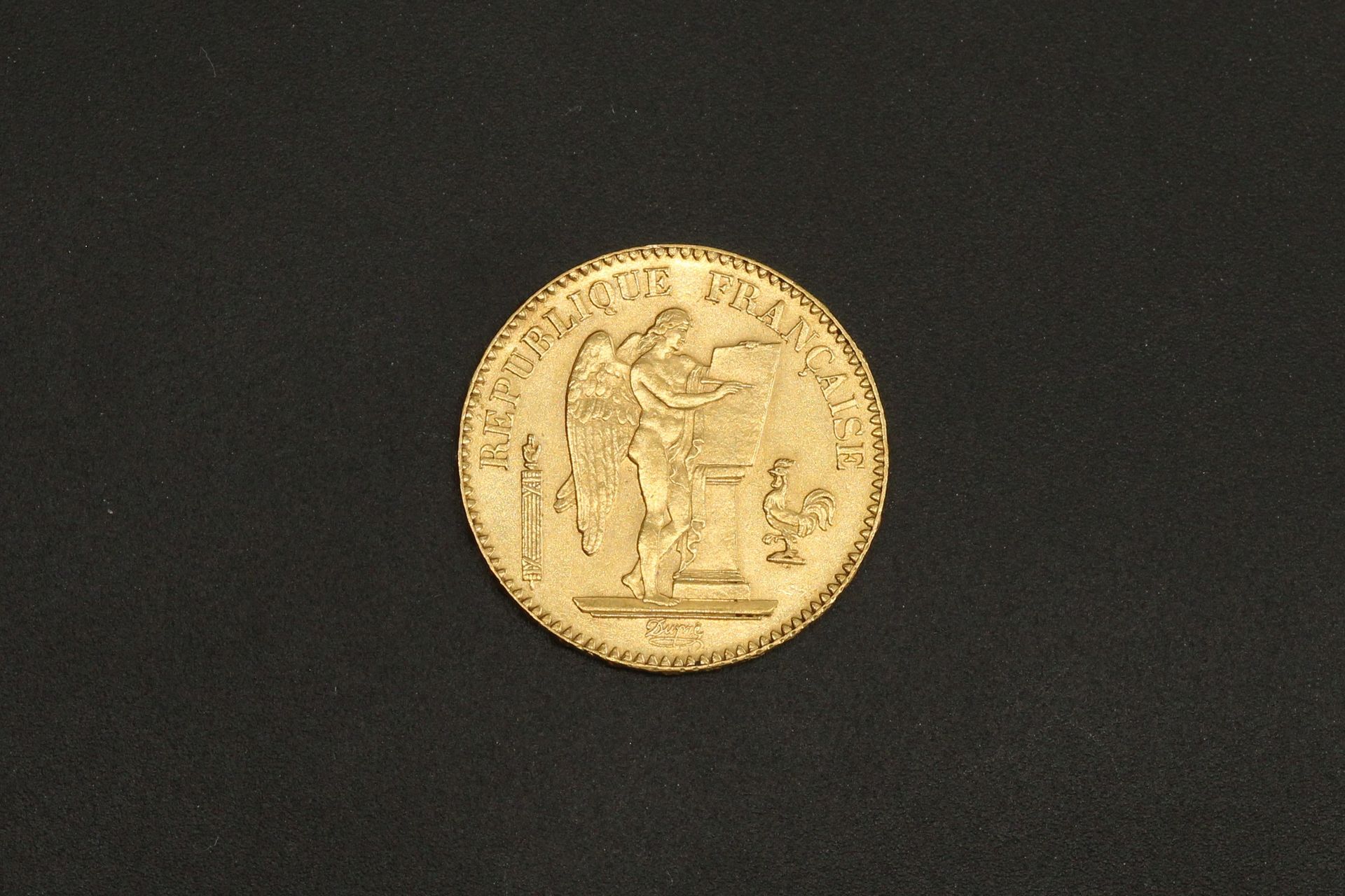 Null Pièce en or de 20 francs Génie IIIè République, Dupré.

1887 A (x1).



A :&hellip;