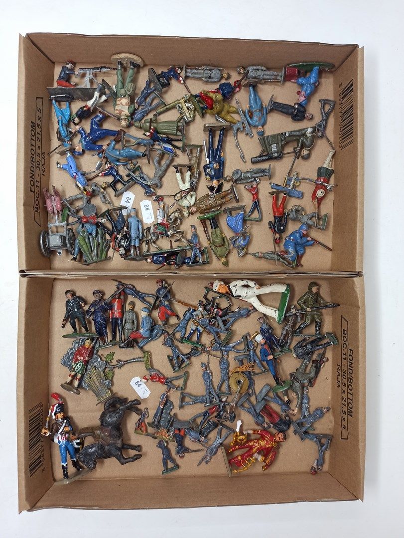 Null Important lot of old figurines, including CBG - BRITAINS - DC - QUIRALU and&hellip;