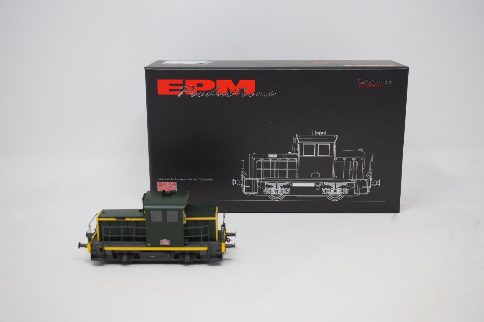 Null EPM PRODUCTIONS - LS MODELS : SNCF Y 6453 shunting engine - UIC boxcar, 2 t&hellip;