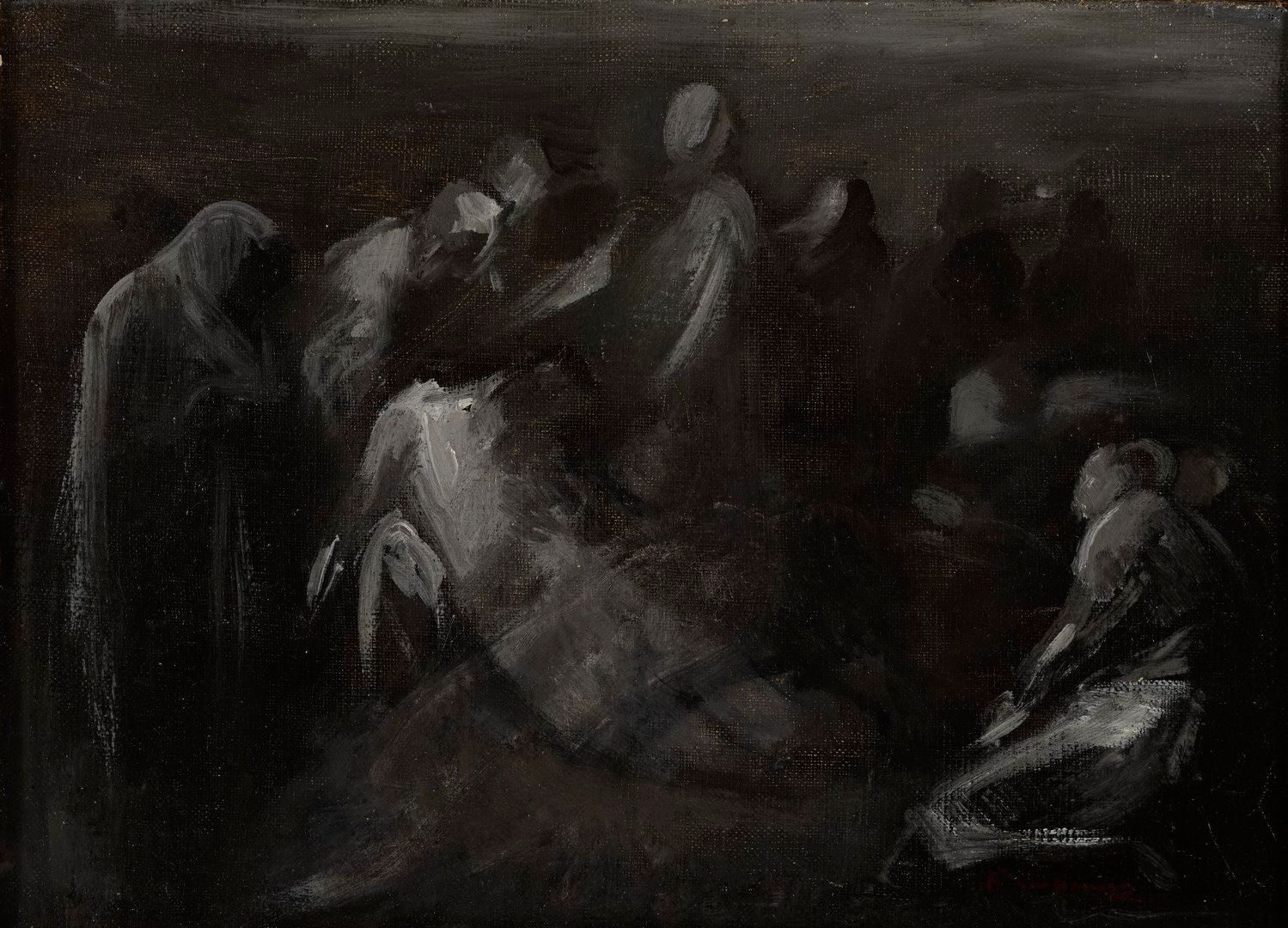 Null 
CARPEAUX Jean-Baptiste, 1827-1875




Pietà




óleo sobre lienzo en grisa&hellip;