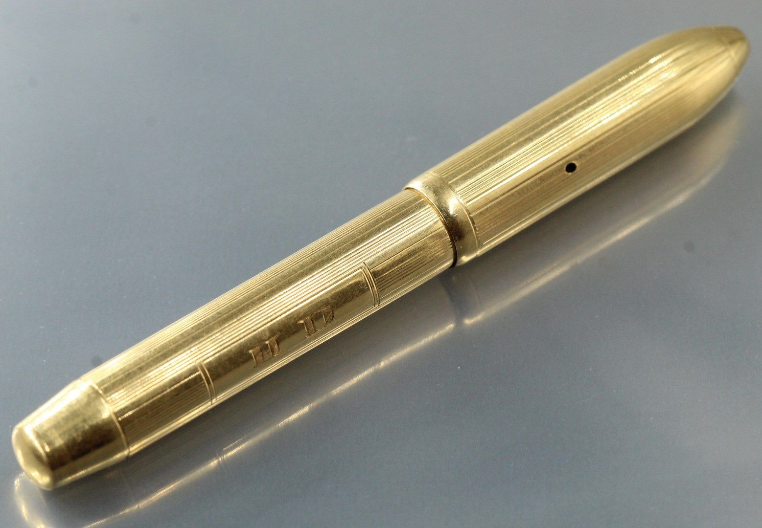 Null W. S. HICKS SONS 

Stylo plume en or jaune 14k (585), plume en or 14k.Poinç&hellip;