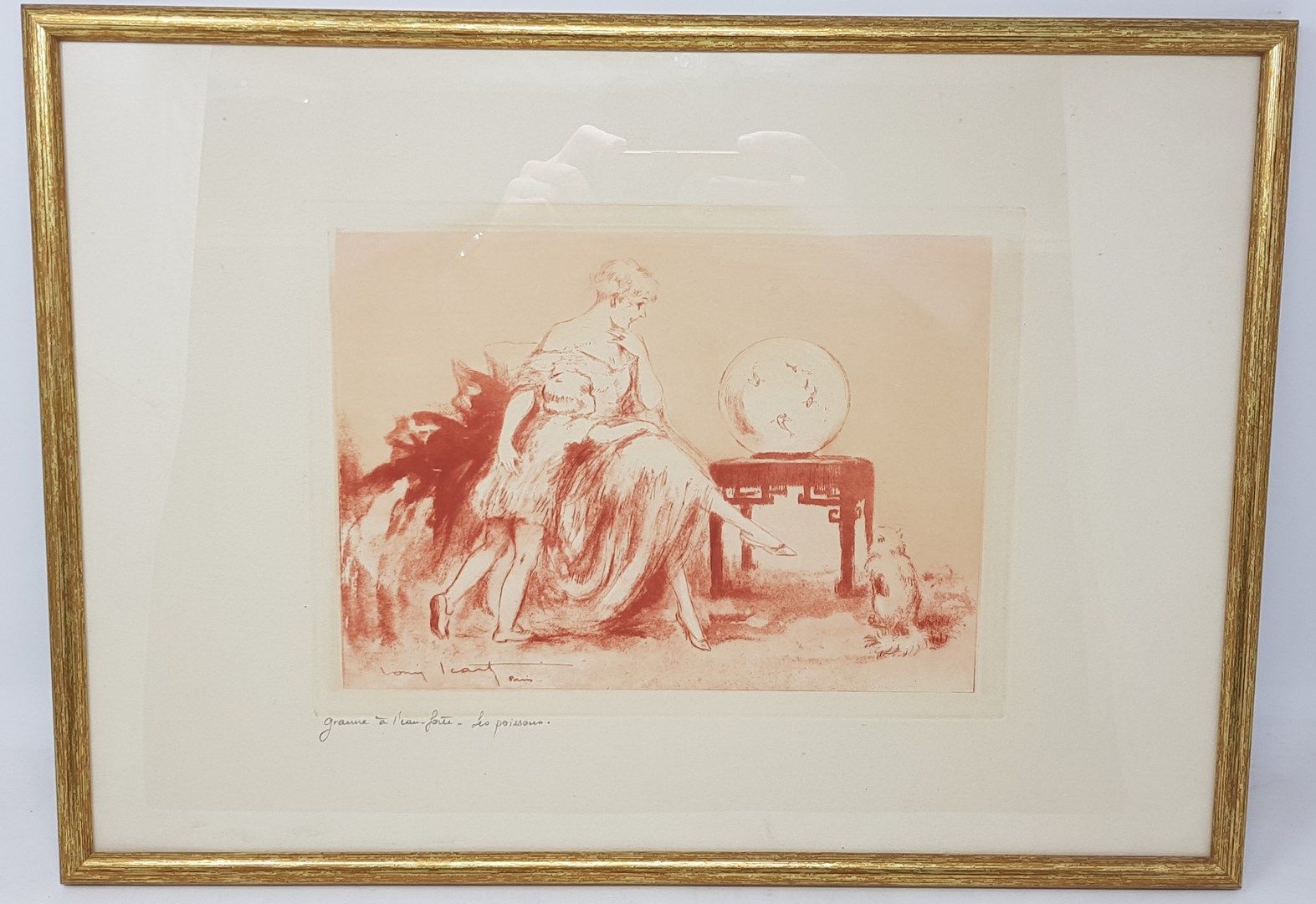 Null ICART Louis, after 

The goldfish

Etching signed in the plate

plate : 20 &hellip;