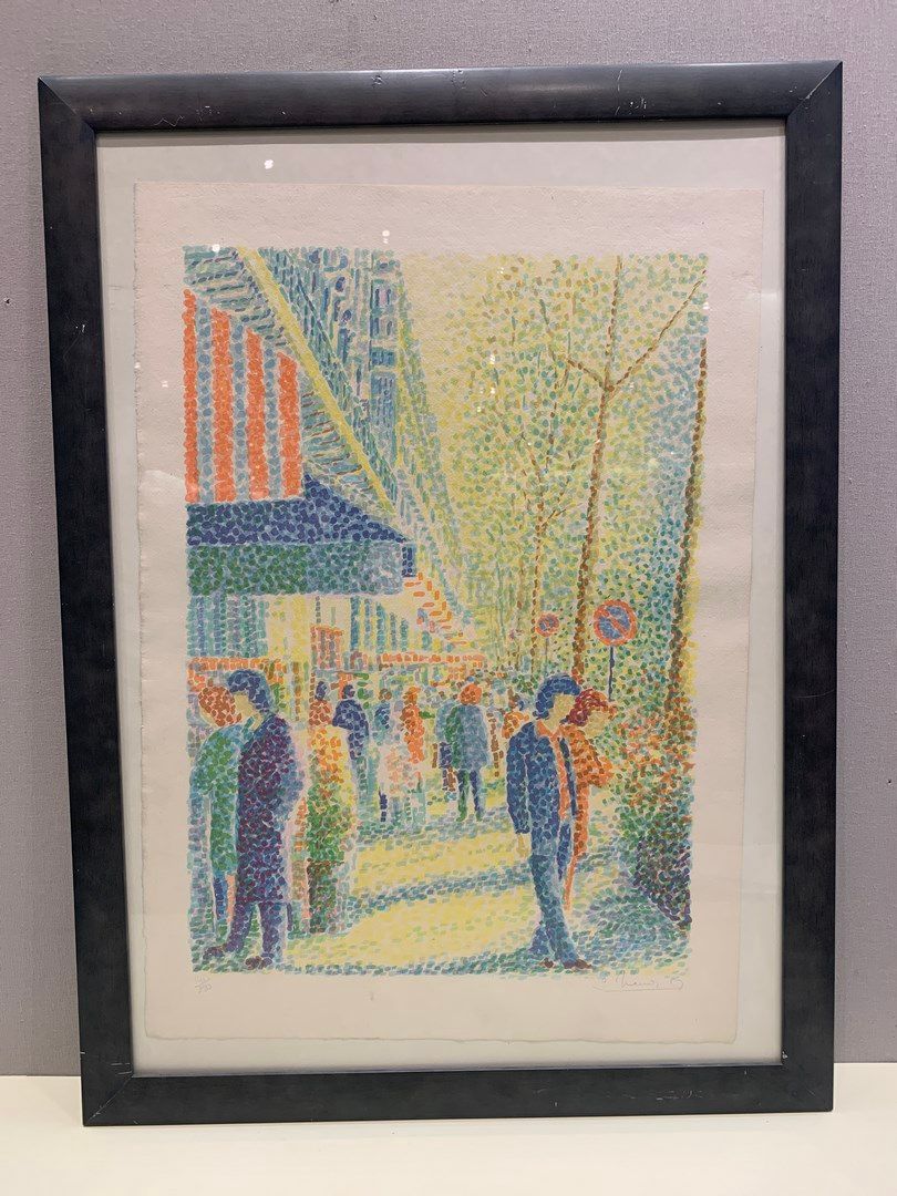 Null MENDJISKY Serge (1929-2017)

Sunny street, 

Lithograph on paper signed low&hellip;