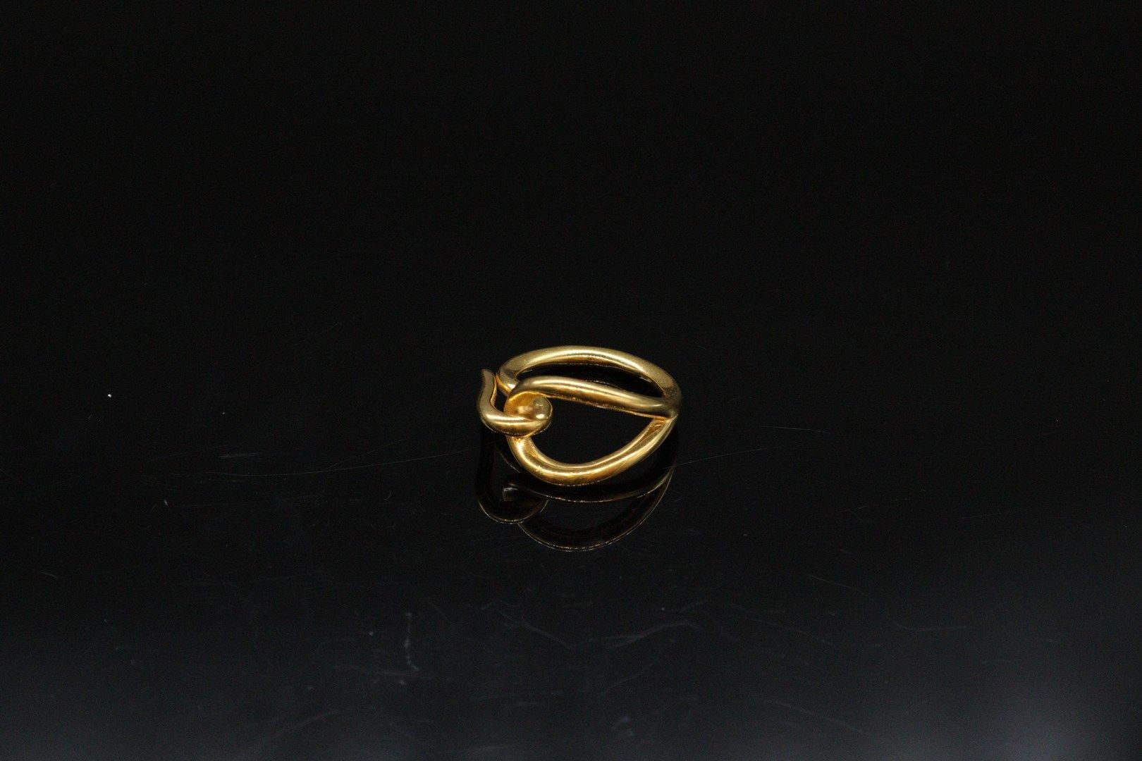 Null HERMES PARIS 



Schalring aus goldfarbenem Metall Modell "Hook". 



Durch&hellip;