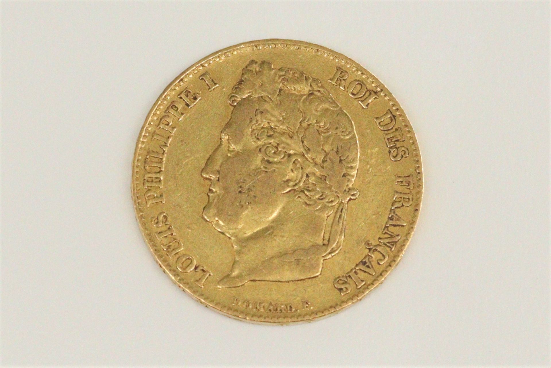 Null 20-Franc-Goldmünze Louis Philippe (1834 B)

TB bis TTB.

Gewicht: 6.45