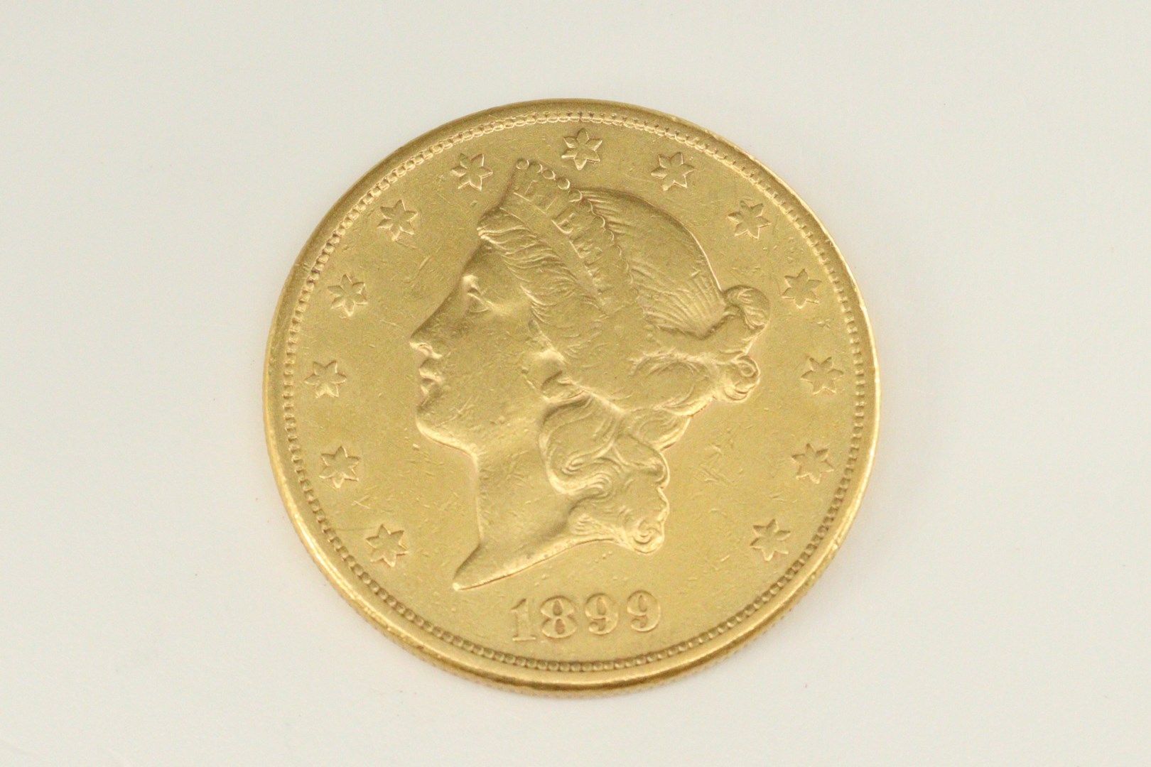 Null Pièce en or de 20 dollars "Liberty Head - Double Eagle"

Poids : 33.30 g.