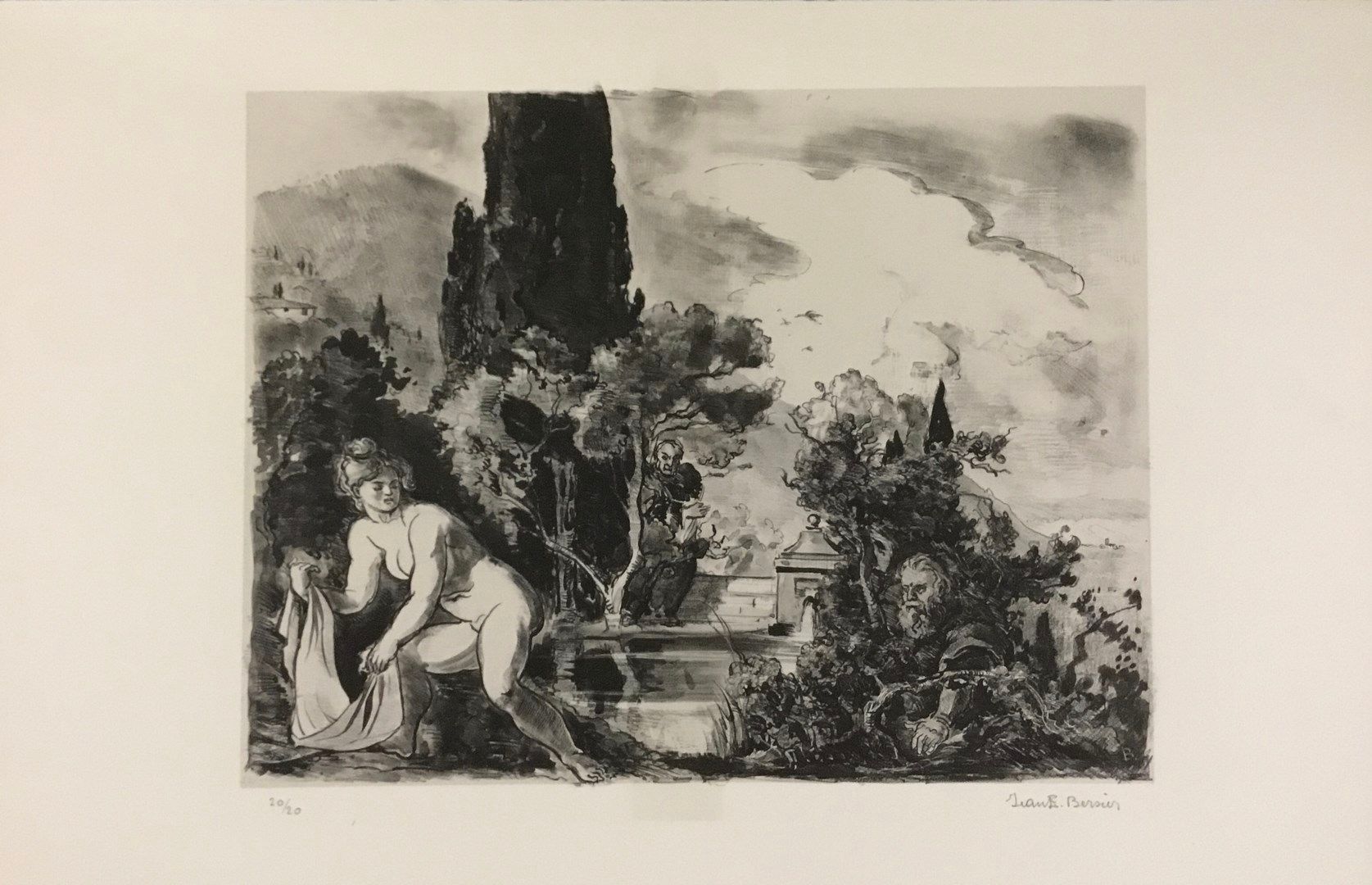 Null BERSIER Jean 

Lithographie unten rechts signiert und nummeriert auf 20 Ex.&hellip;