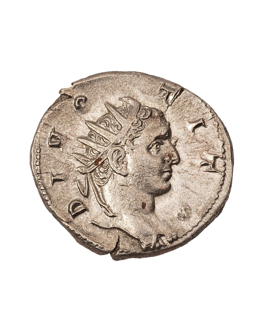 Null 
TRAJAN DECE restitution for TITUS (251)

Antoninian

A/ DIVO TITO

R/ CONS&hellip;