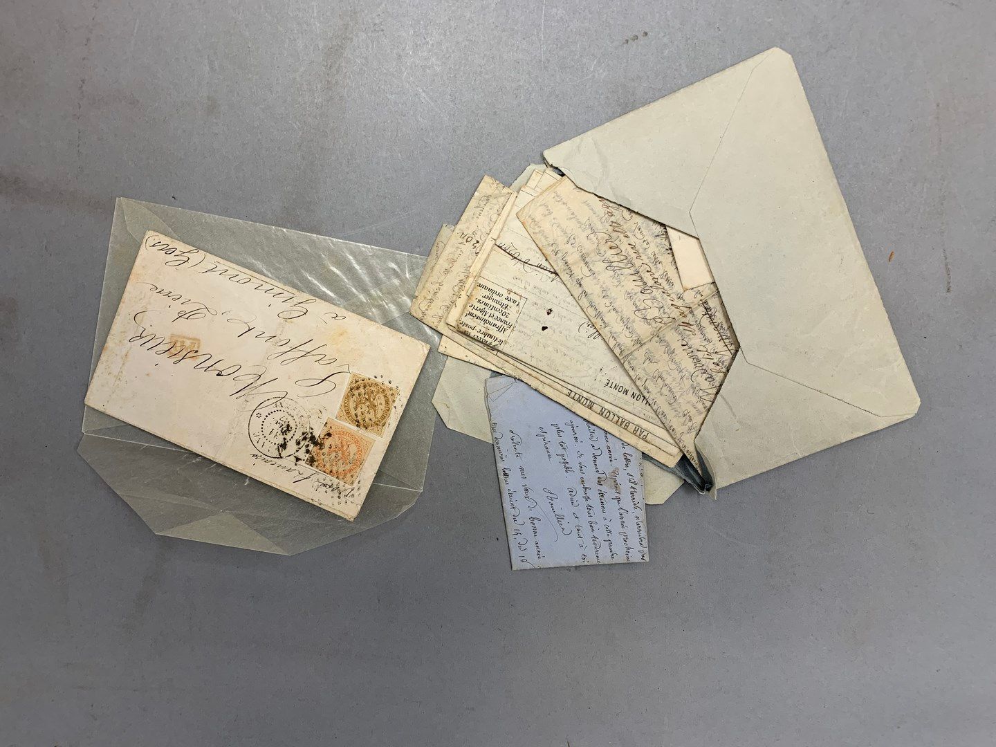 Null 殖民地总督府

法国邮政的邮费为0.50生丁（0.40 + 0.10）。

圭亚那，卡宴，1867年12月31日（背面为过境和抵达）。