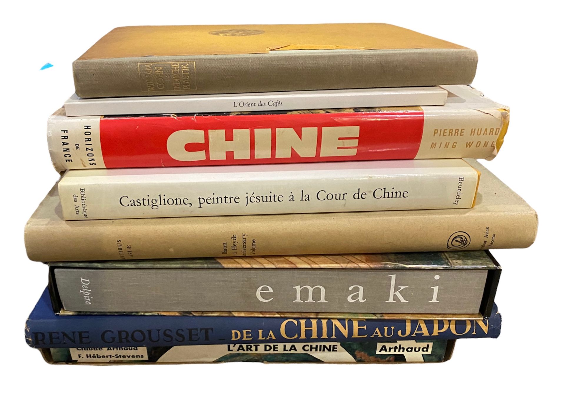 Null 一套关于中国和亚洲（艺术）的书籍，包括带滑套的目录和精美的版本



8本书



套装状况良好，有些磨损的痕迹