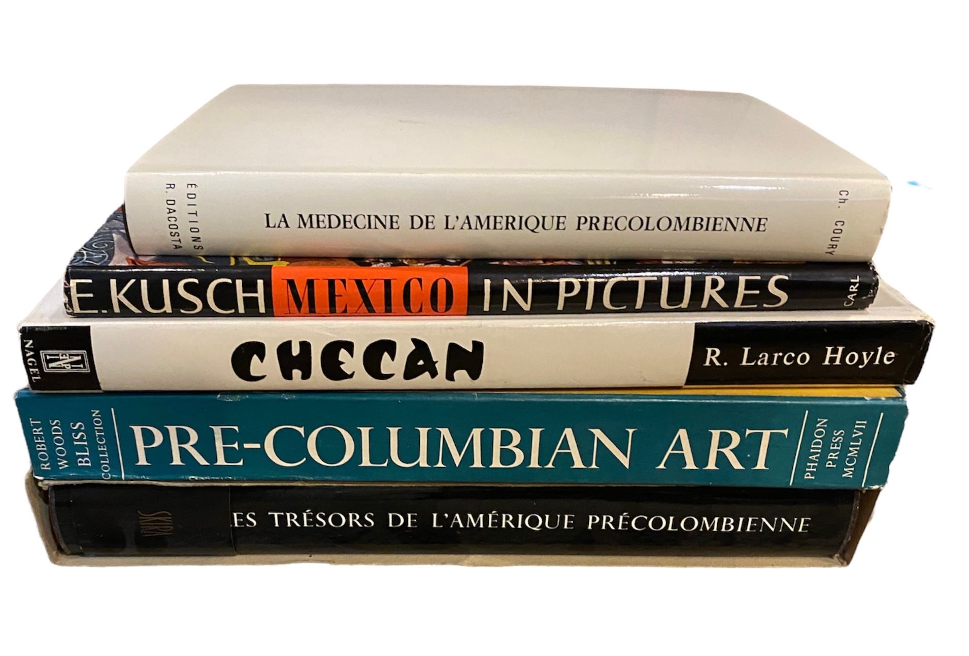 Null 关于前哥伦布艺术、墨西哥和杂项的精美作品集，展览目录类型，精美版本



5本书，状况非常好，有些污损