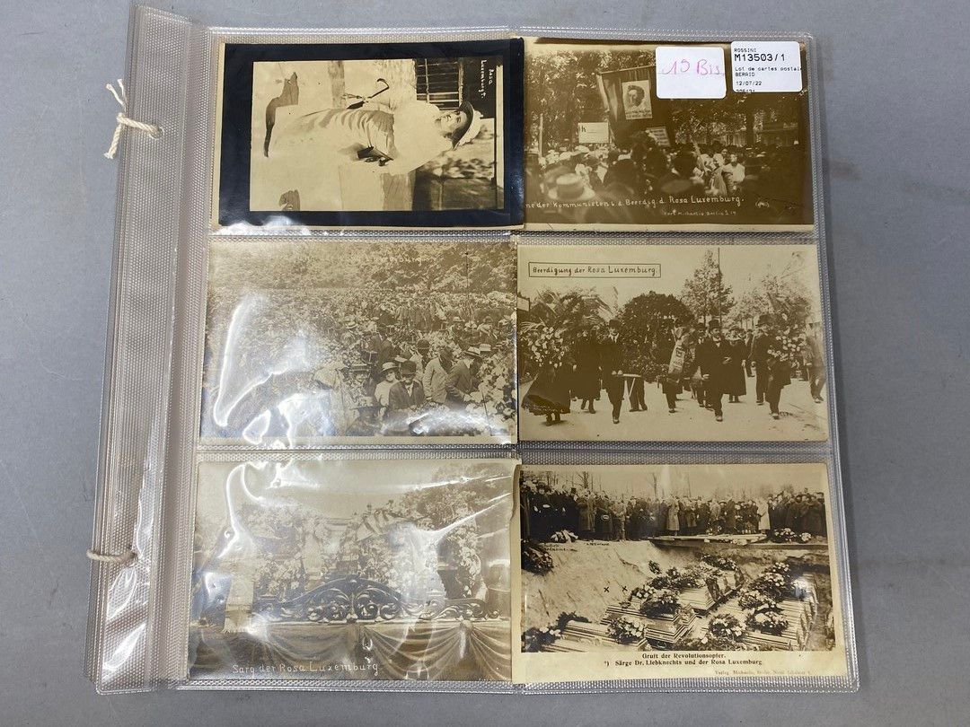 Null 关于德国战时时期的照片卡：街垒、斯巴达克分子、魏玛共和国。
