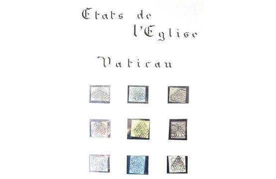 Null Small collection of the Vatican, some stamps of the states of the Church, l&hellip;
