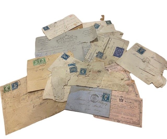 Null Small set of cancelled envelopes of the Second Empire.

Quality to be revie&hellip;