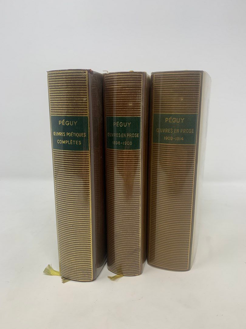 Null BIBLIOTHEQUE DE LA PLEIADE

3 vol. 

PEGUY Charles, Oeuvres poétiques compl&hellip;