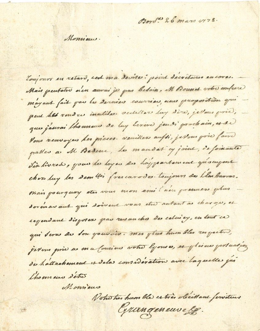 Null 让-安托万-拉法格-德-格朗涅瓦（1751-1793）律师，吉伦特省立法会和议会的代表，被宣布与吉伦特人一起被捕，他在波尔多避难，被发现后被送上断头台&hellip;