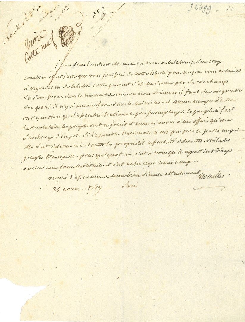 Null Louis-Marie, Vicomte de NOAILLES (1756-1804) Abgeordneter der Generalstände&hellip;