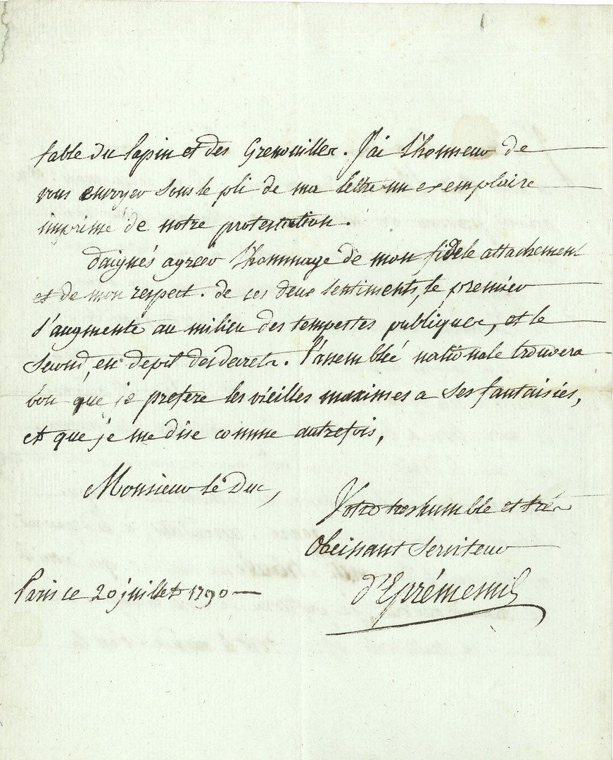 Null Jean-Jacques DUVAL D'EPRÉMESNIL (1745-1794) juriste, pamphlétaire et homme &hellip;