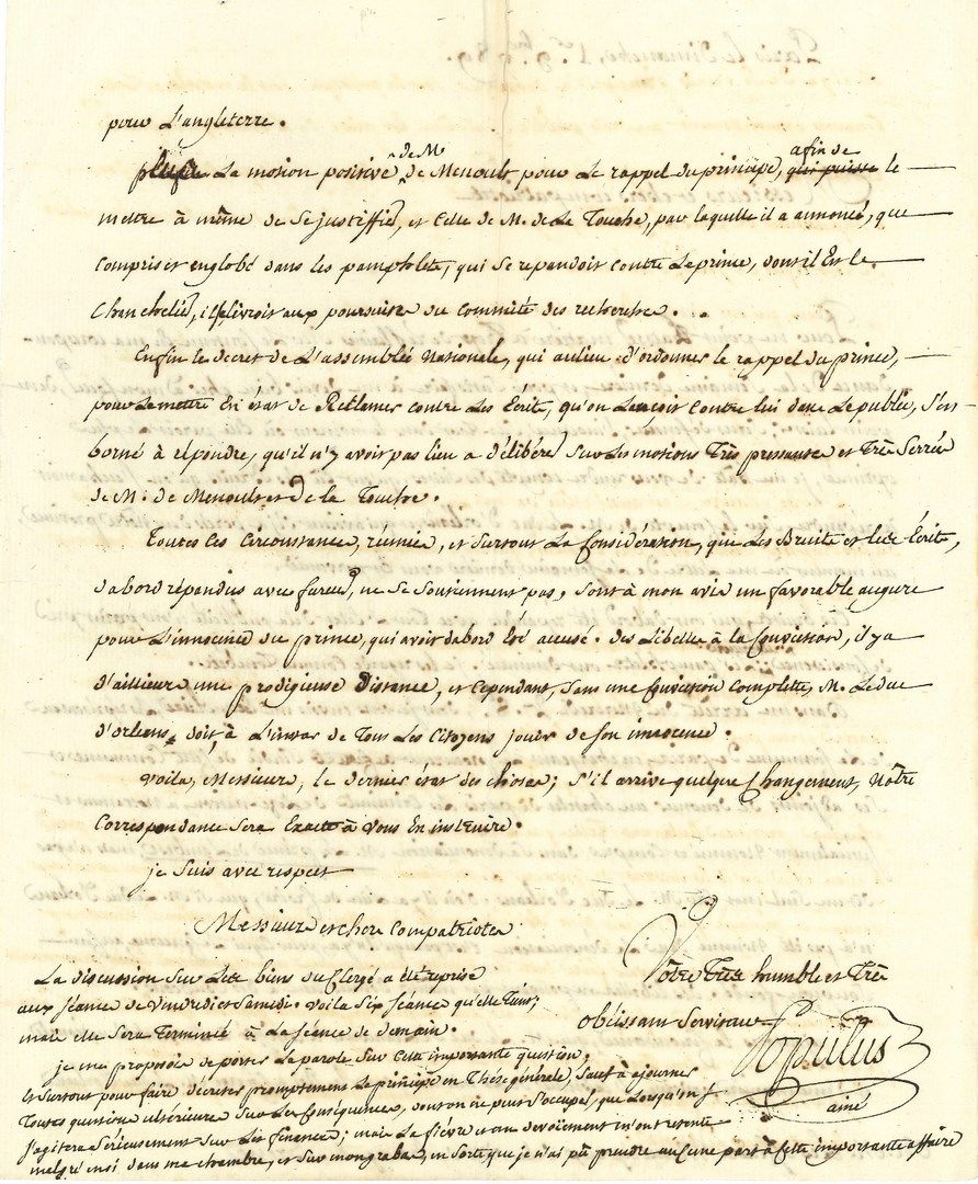 Null Marc-Étienne POPULUS (1736-guillotiné 1794) lawyer in Bourg-en-Bresse, depu&hellip;