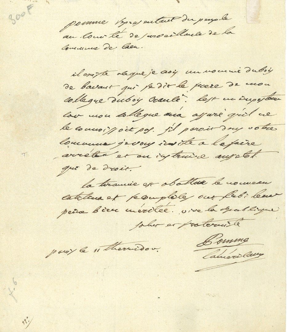 Null André POMME, dit POMME l'Américain (1756-1842) conventionnel (Guyane). 2 L.&hellip;
