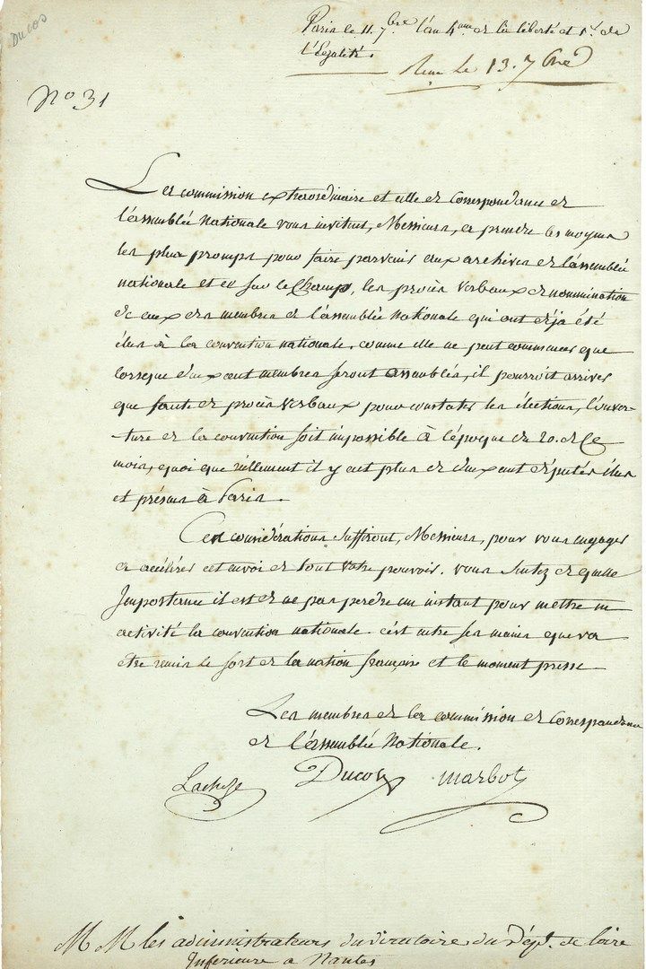 Null Jean-François DUCOS (1765-guillotiné 1793) deputato e conventionnel (Girond&hellip;