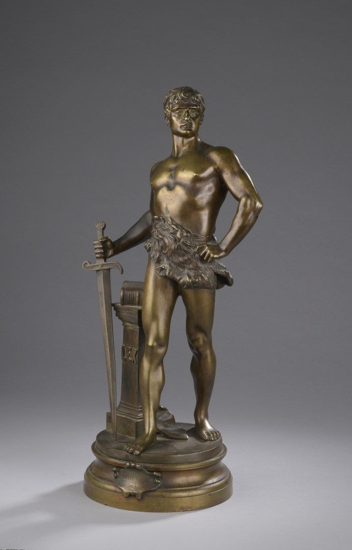 Null FAVRE Maurice Constant, 1875-1915

公民权利

带棕色铜锈的青铜器（铜锈有磨损和氧化现象）

在露台的背面：FAVR&hellip;