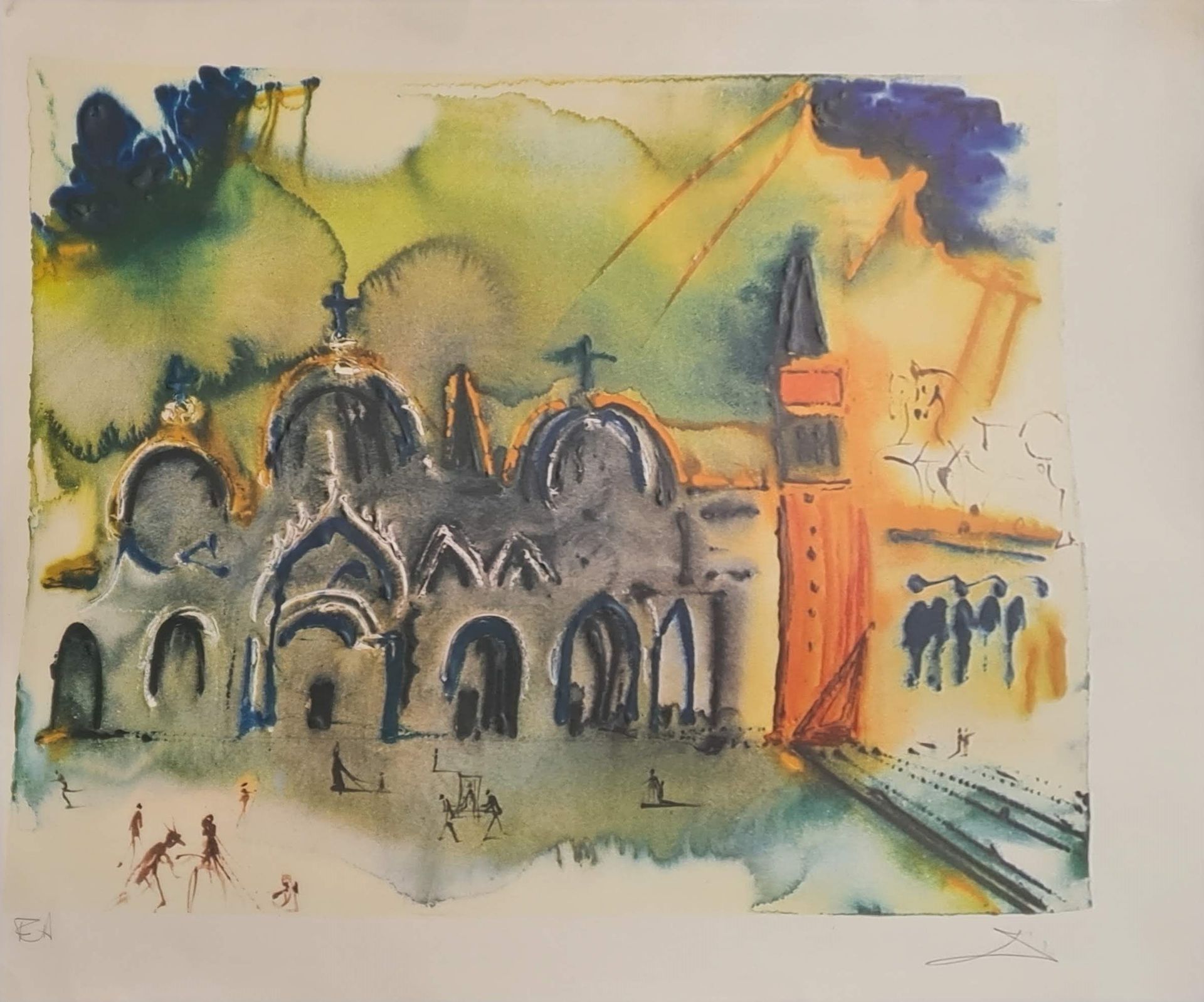 Null DALI Salvador, d'après

Venise

lithographie au carborundum, signée en bas &hellip;