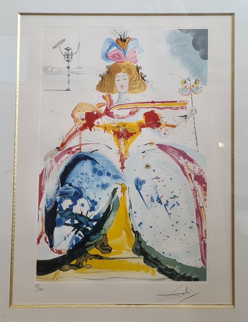Null DALI Salvador (1904-1989) 

Escena del Quijote

Litografía firmada abajo a &hellip;
