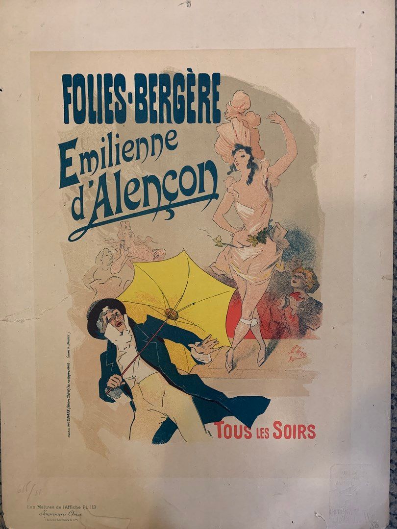 Null CHERET Jules, dopo

Emilienne d'Alencon, Folies-bergère

Piastra 113 di Les&hellip;