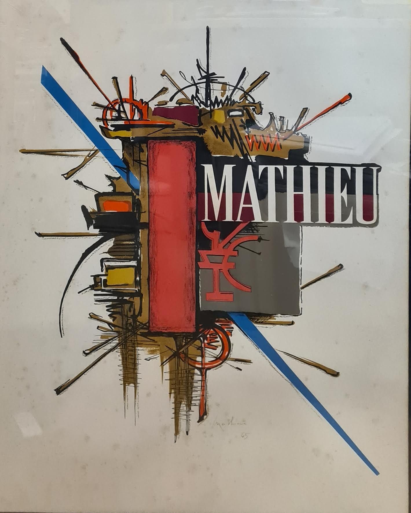 Null MATHIEU Georges (1921-2012)

Sin título, 1945

Litografía firmada y fechada&hellip;