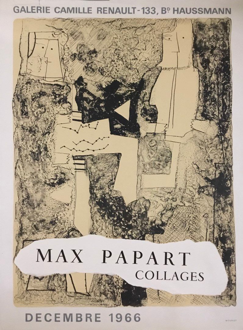 Null PAPART Max 

Plakate Lithographie Collage Mourlot 1966. 

Format 67 x 50 cm&hellip;
