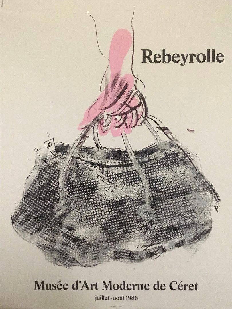 Null REBEYROLLE Paul 

Plakat Lithographie Musée d'Art modèrne de Céret 1986. 

&hellip;
