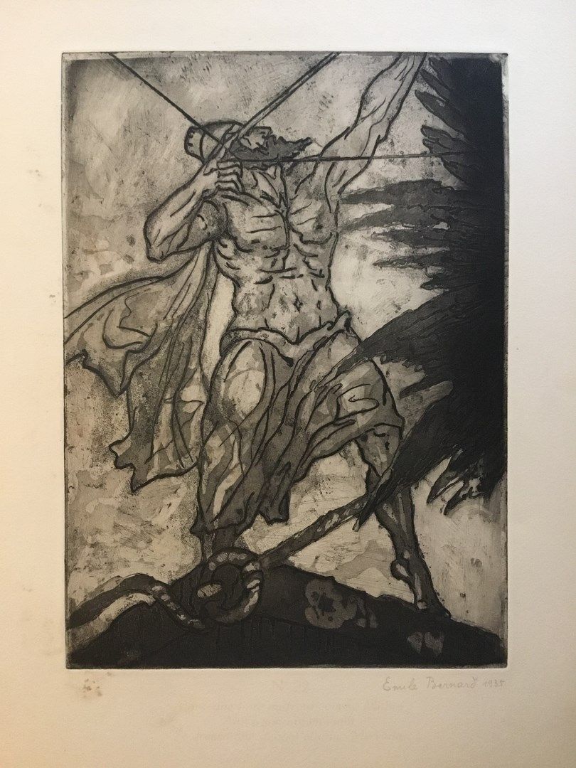 Null BERNARD Emile

为维克多-胡戈逝世50周年所作的原版雕刻，1935年由埃米尔-伯纳德雕刻和印刷。限量发行120册。

格式 37 x 4&hellip;