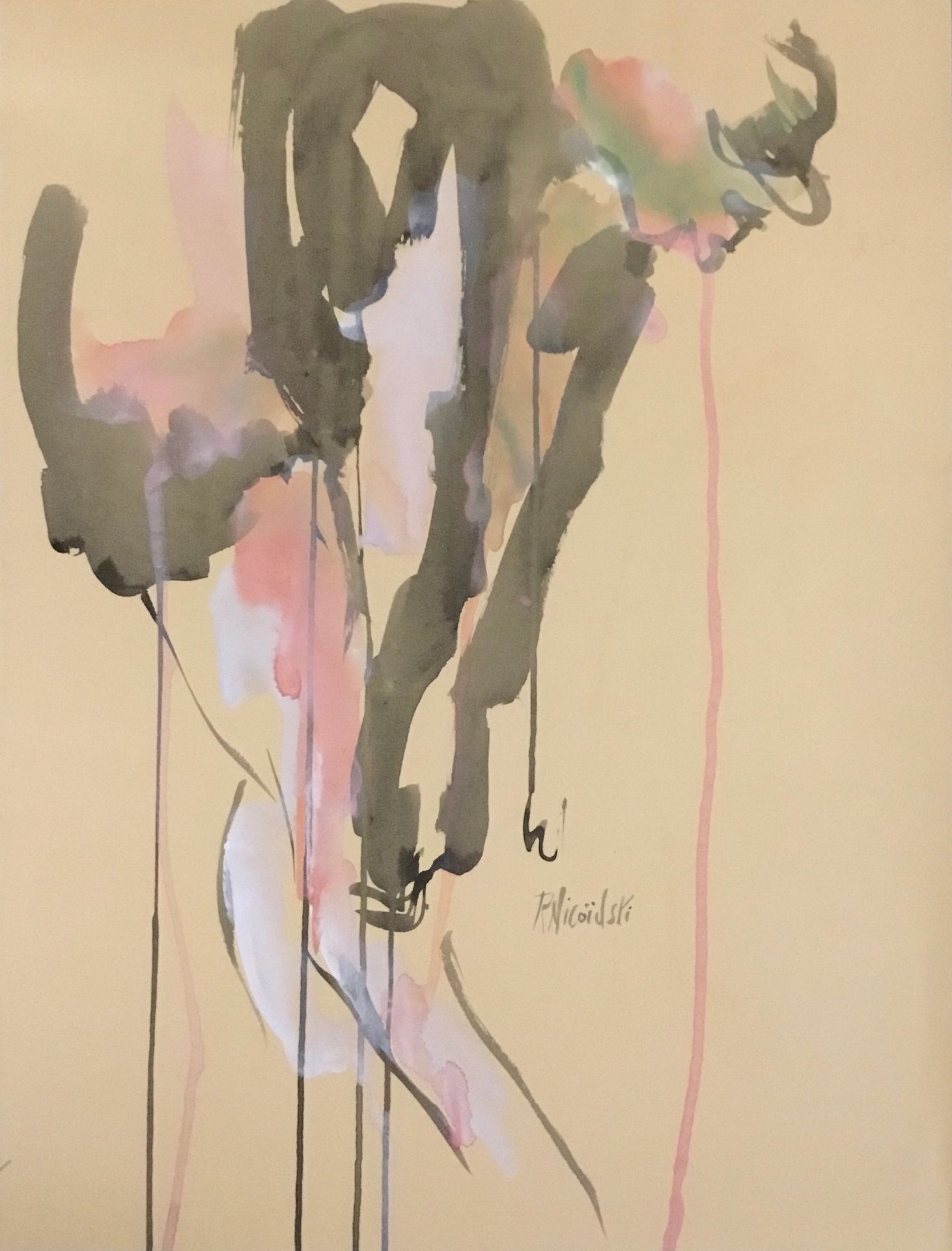 Null NICOIDSKI Robert 

Gouache and watercolor signed in the lower right corner.&hellip;