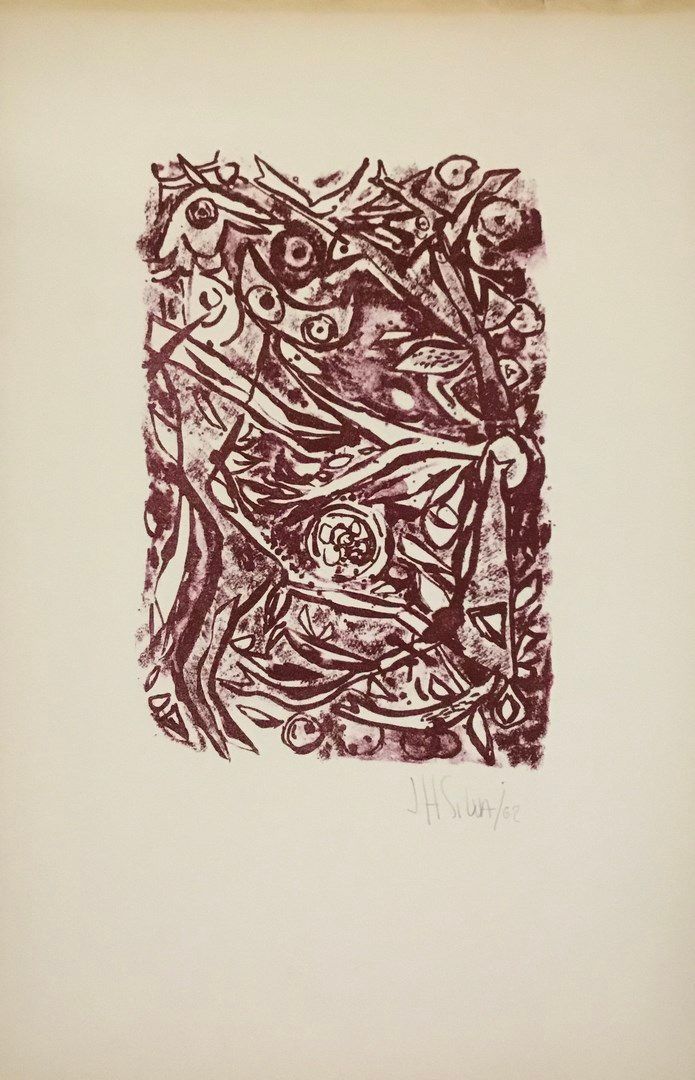 Null SILVA Julio

石版画右下方有签名，日期为1968年。

格式 35 x 33 cm