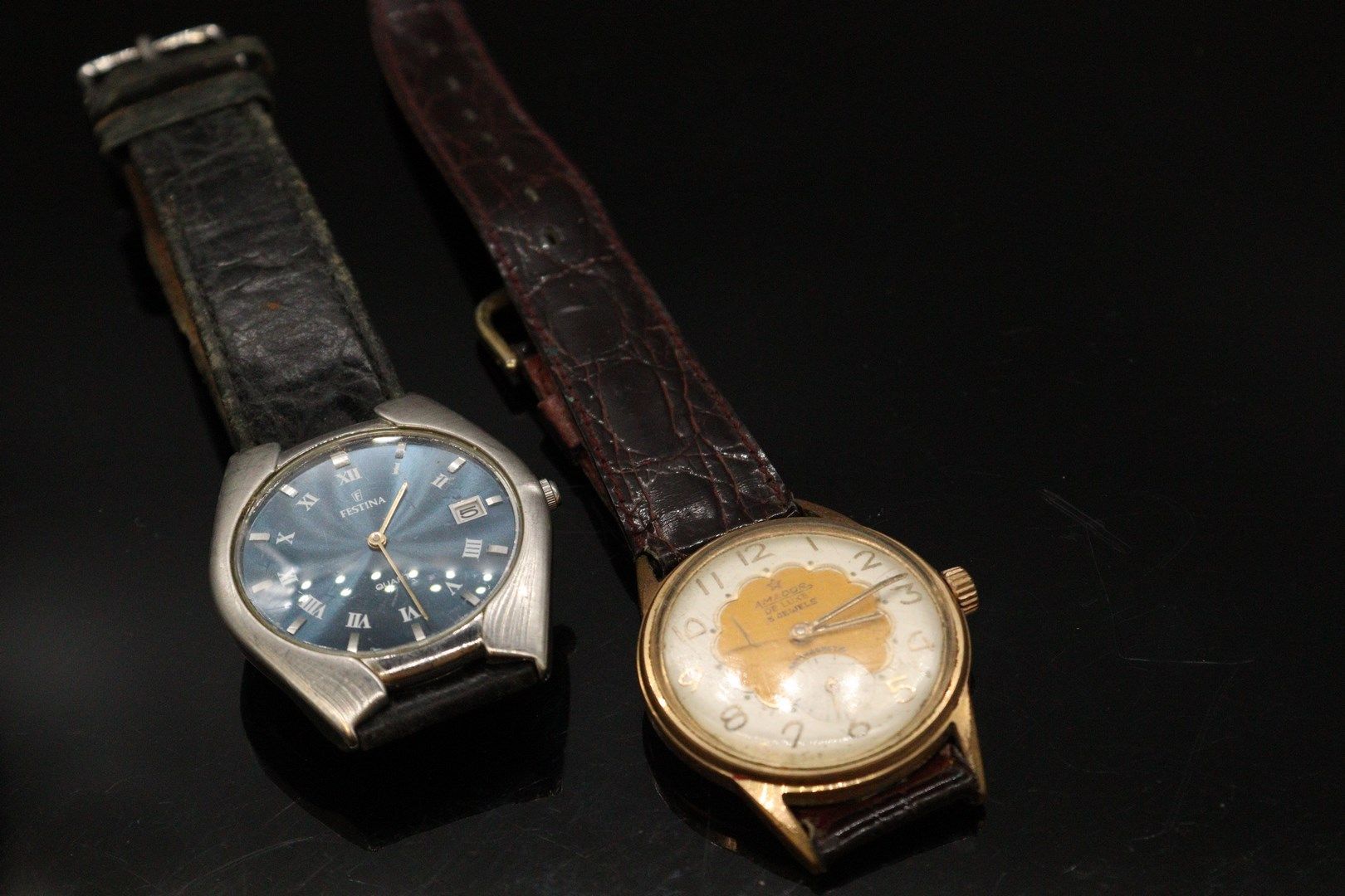 Null FESTINA - AMADOR

Lot of two watches including: 

- A man's wristwatch, rou&hellip;