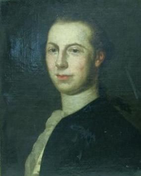 ECOLE ALLEMANDE du XVIIIème siècle 
portrait d'homme au jabot 
Toile marouflée s&hellip;