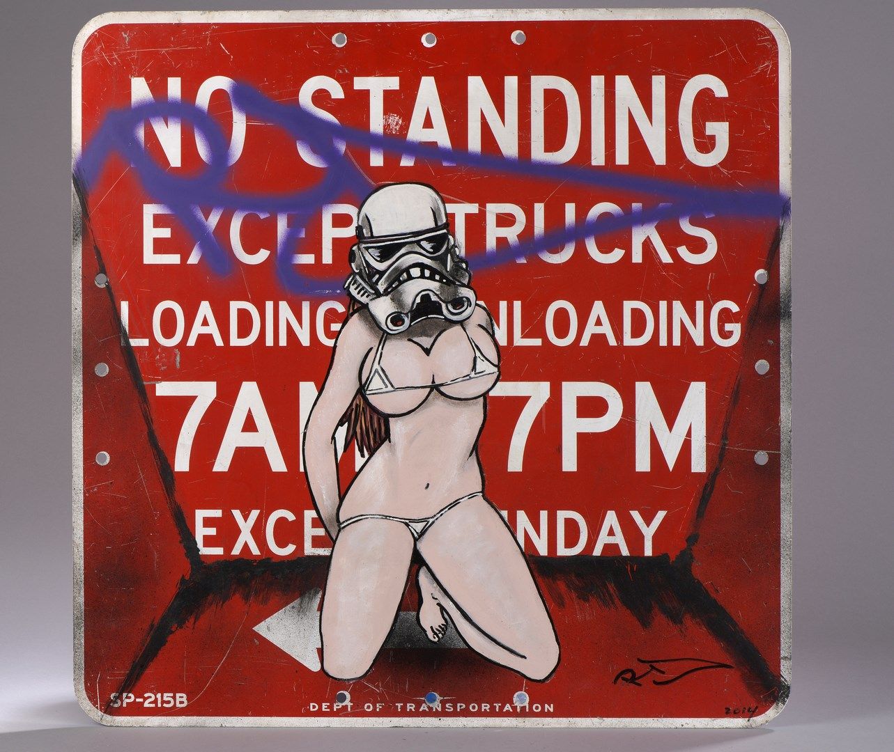 Null RD357, DYER Robert says (born 1968)

No standing, 2014

Mixed media on meta&hellip;