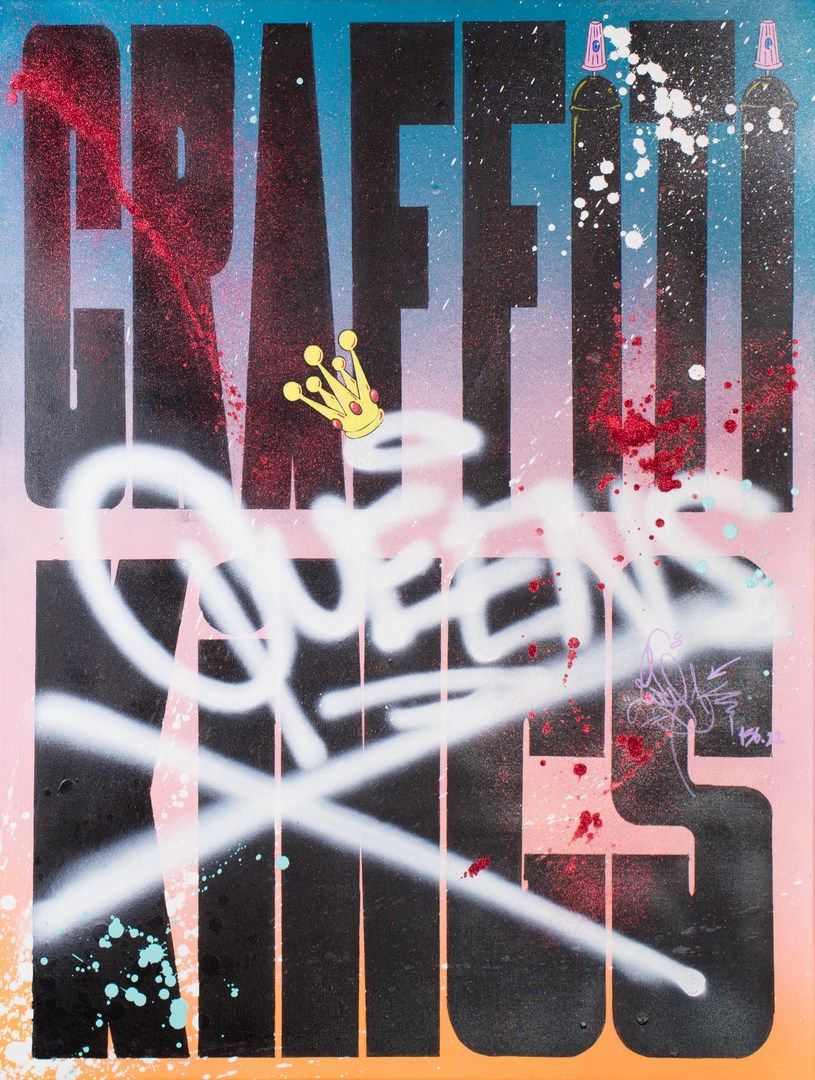 Null LADY K (XX-XXI)

Graffiti Queens, 2022 

Mischtechnik auf Leinwand

Signier&hellip;