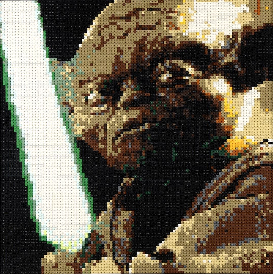 Null BRIKX Tom (born in 1974)

Master Yoda, 2022

Assembly of small lego bricks &hellip;