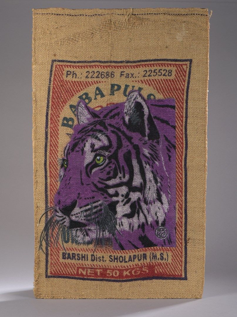 Null MOSKO (生于1953年)

紫色老虎的胸围Babapulse

黄麻帆布上的模版粘贴在木头上

右下方有签名

83 x 50 cm