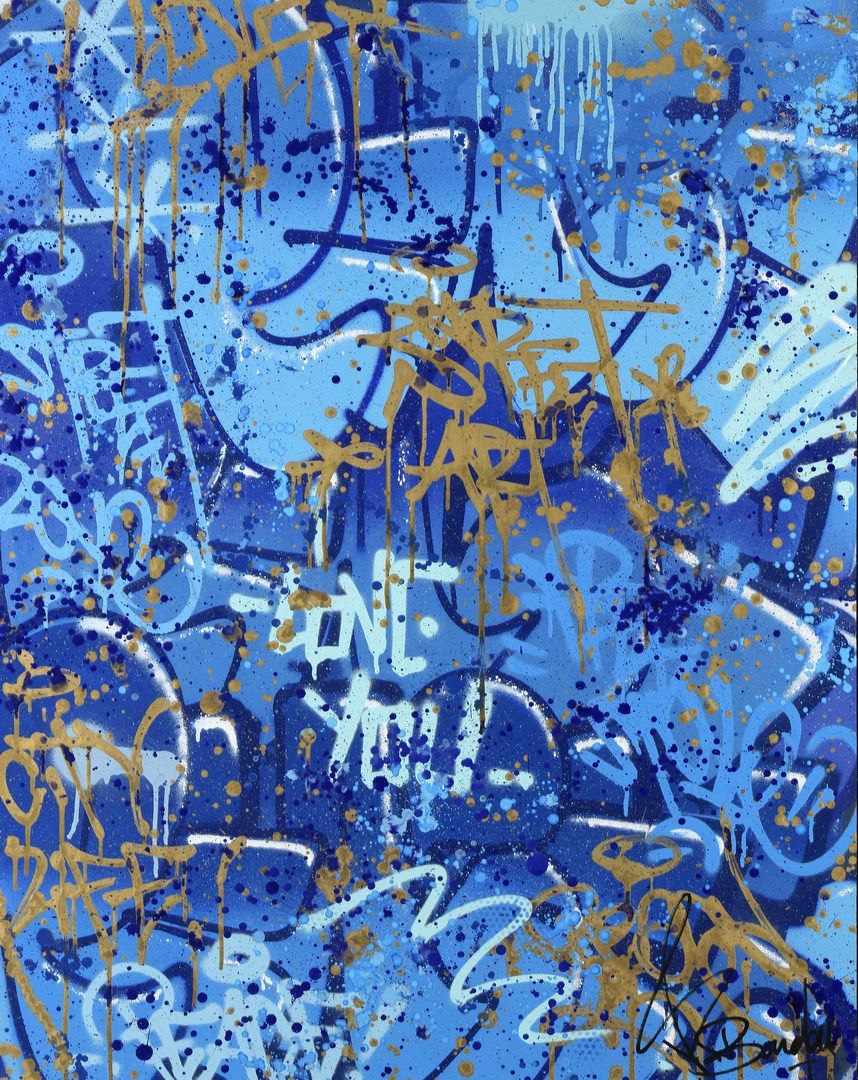 Null BARDOU Vincent (born 1989)

City Blue, 2021

Mixed media on canvas 

Signed&hellip;