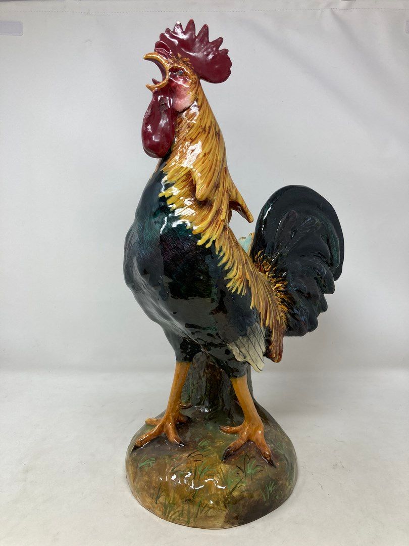 Null 
Jerome Massier
Vaso con gallo. 

Chip sulla cresta
H. 46 cm