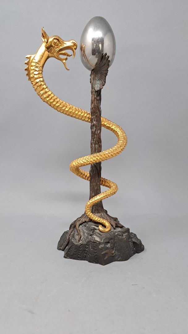 Null DALI Salvador (1904-1989) d'ap.

Caduceus I,

proof in bronze and silver (9&hellip;